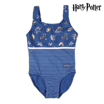 Badeanzug für Mädchen Harry Potter Blau
