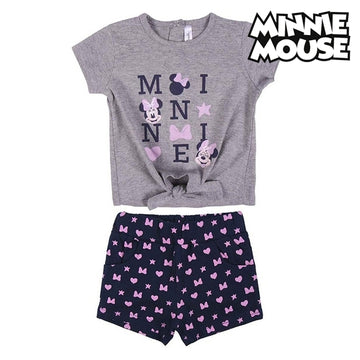 Bekleidungs-Set Minnie Mouse Grau