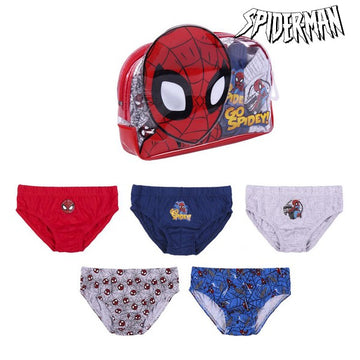 Packung Unterhosen Spiderman Kind Bunt (5 uds)