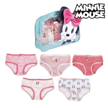 Unterhosen-Packung für Mädchen Minnie Mouse Bunt (5 uds)