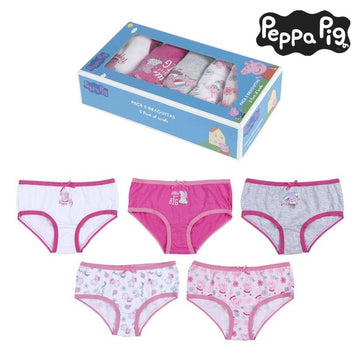 Unterhosen-Packung für Mädchen Peppa Pig Bunt (5 uds)