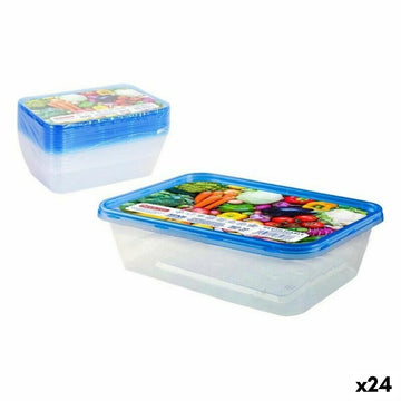 10 Lunchbox-Set Privilege 49786 500 ml rechteckig 17,5 x 12 x 4 cm (24 Stück)