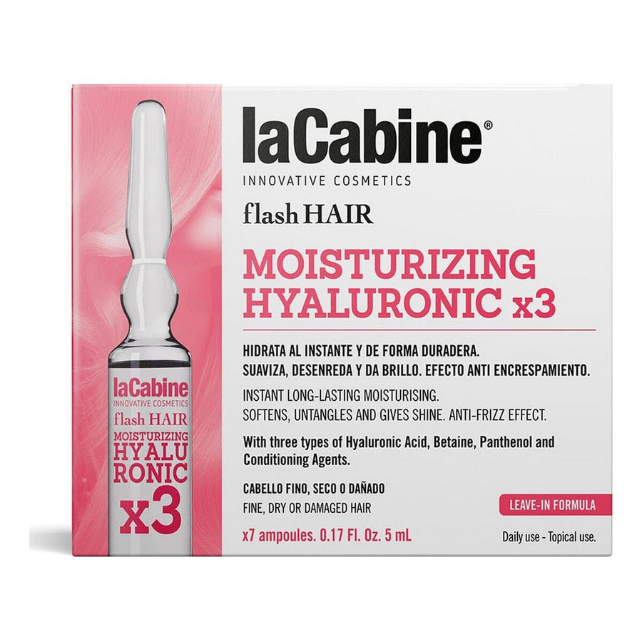 Ampullen laCabine Flash Hair Feuchtigkeitsspendend Hyaluronsäure (7 pcs)