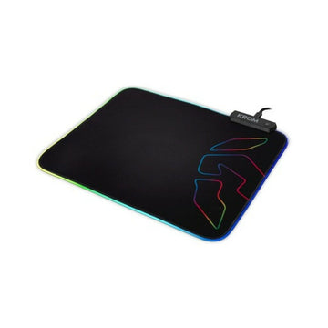 Gaming Matte mit LED Krom Knout RGB RGB (32 x 27 x 0,3 cm) Schwarz