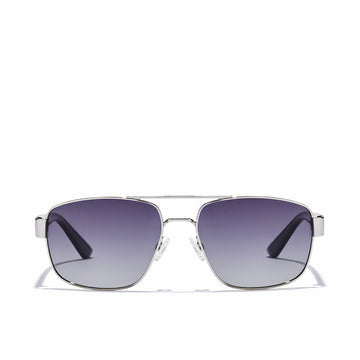 Unisex-Sonnenbrille Hawkers Falcon Silberfarben Grau Polarisiert (Ø 48 mm)