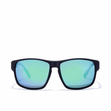 Unisex-Sonnenbrille Hawkers Faster Raw Schwarz Smaragdgrün Polarisiert (Ø 49 mm)