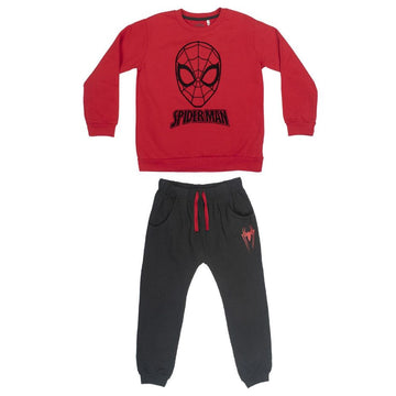 Kinder-Trainingsanzug Spiderman Rot