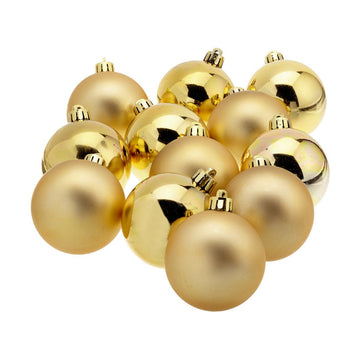 Weihnachtsbaumkugeln Decoris Gold (Ø6 cm)