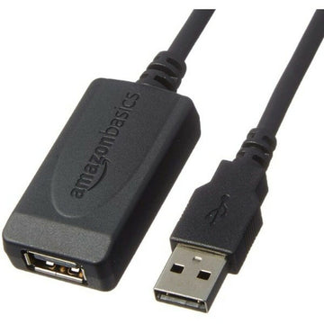 USB-Kabel 480 Mbps Stecker/Steckdose 9,75 m Schwarz (Restauriert A+)