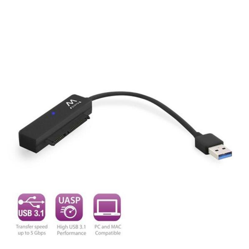 USB-zu-SATA-Adapter für Festplattenlaufwerke Ewent EW7017 2,5