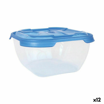Lunchbox-Set Tontarelli Nuvola 2 L Blau karriert 2 Stücke (12 Stück)