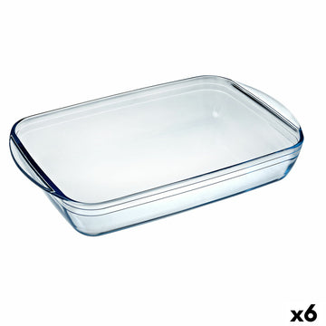 Kochschüssel Pyrex Classic 4,6 L 40,3 x 26,3 x 7,3 cm Durchsichtig Glas (6 Stück)