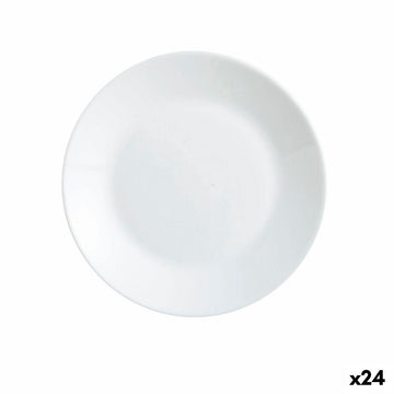Dessertteller Luminarc Zelie Weiß Glas Ø 18 cm (24 Stück)