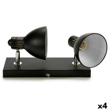 Deckenlampe Grundig E14 40 W Schwarz Metall 15 x 9 x 32 cm (4 Stück)