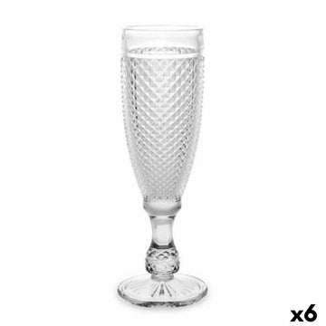 Champagnerglas Diamant Durchsichtig Glas 185 ml (6 Stück)
