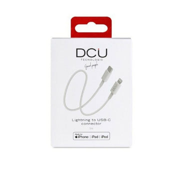 USB-C auf Lightning Verbindungskabel iPhone DCU 1 Weiß 1 m